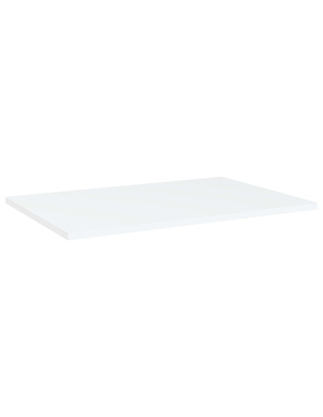 Ripiani per Libreria 8pz Bianchi 60x40x1,5 cm Legno Multistrato