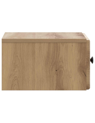 Mobiletto da notte a muro Rovere Artigianale 34,5 x 33 x 20 cm