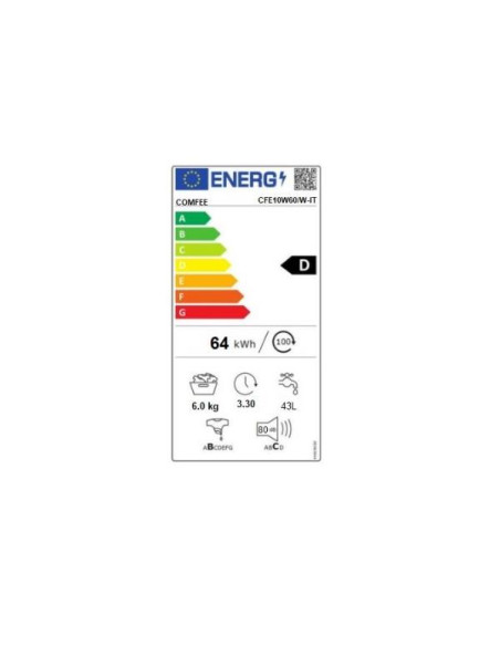 LAVATRICE 6KG 1000G D SLIM