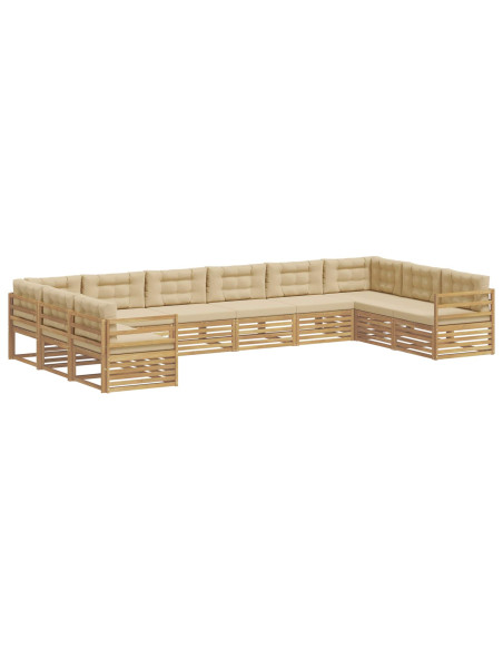 Set divani Legno di Acacia Massello
