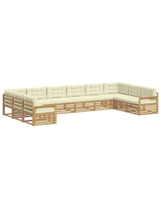 Set divani Legno di Acacia Massello 2