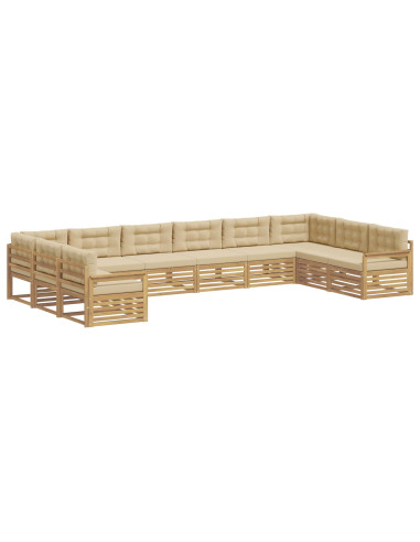 Set divani Legno di Acacia Massello
