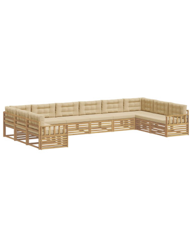 Set divani Legno di Acacia Massello