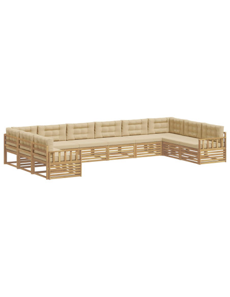 Set divani Legno di Acacia Massello
