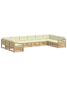 Set divani Legno di Acacia Massello 2