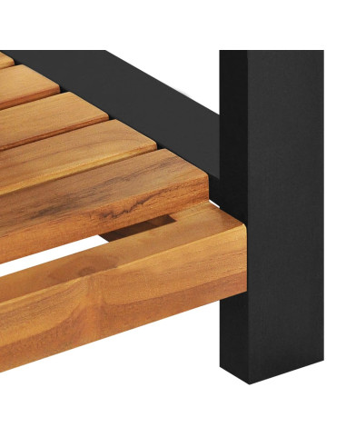 Panca 120 cm in Legno Massello di Teak