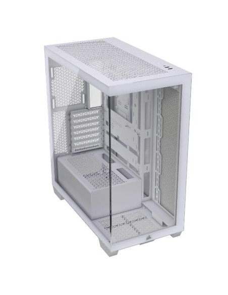 3500X TEMPERED GLASS MID-TOWER WH