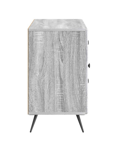 Credenza Grigio Sonoma 89 x 34,5 x 60 cm Legno ingegnerizzato