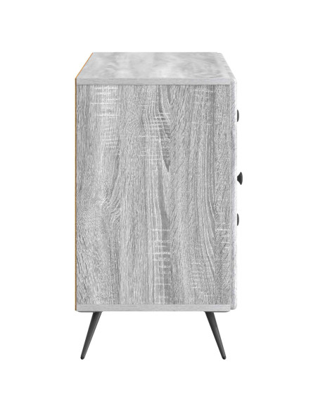 Credenza Grigio Sonoma 89 x 34,5 x 60 cm Legno ingegnerizzato