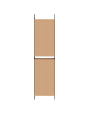 Divisore per Stanza a 6 Pannelli Beige 300 x 200 cm Tessuto