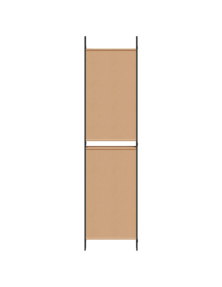 Divisore per Stanza a 6 Pannelli Beige 300 x 200 cm Tessuto