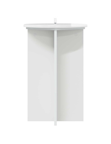 Supporto per piante 2 pcs Bianco Lucido Ø40 x 60 cm