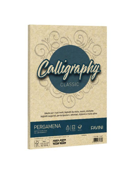CF50 FG PERGAMENA A4 190GR CREMA