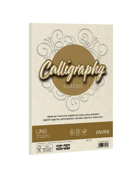 CF50 FG LINO 200GR A4 AVORIO