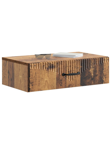 Tavolino da Parete Laterale Legno antico 59 x 34,5 x 17 cm