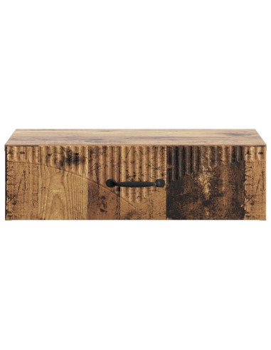 Tavolino da Parete Laterale Legno antico 59 x 34,5 x 17 cm