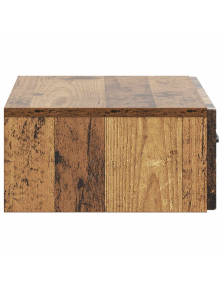 Tavolino da Parete Laterale Legno antico 59 x 34,5 x 17 cm