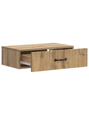 Tavolino da Parete Laterale Rovere Artigianale