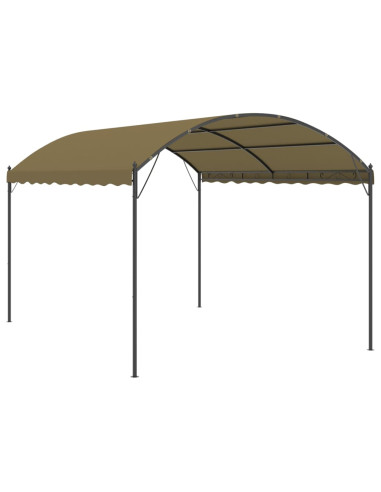 Gazebo 4x3x2,6 m Grigio Talpa 180 g/m²