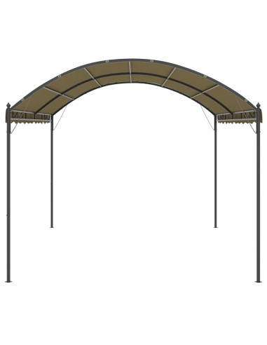 Gazebo 4x3x2,6 m Grigio Talpa 180 g/m²