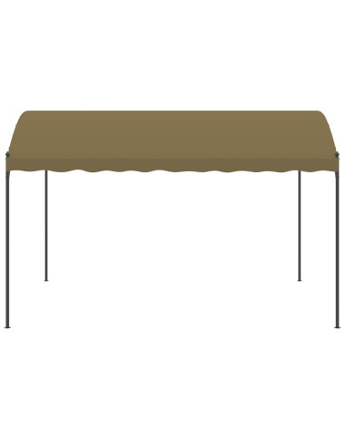 Gazebo 4x3x2,6 m Grigio Talpa 180 g/m²