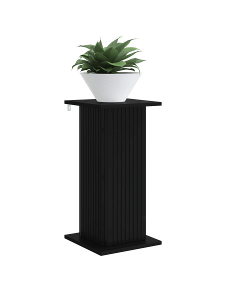 Supporto per piante 2 pcs Nero 30,5 x 30 x 60,5 cm
