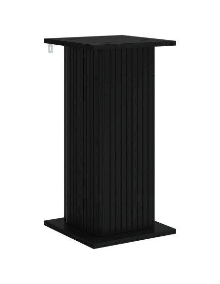 Supporto per piante 2 pcs Nero 30,5 x 30 x 60,5 cm
