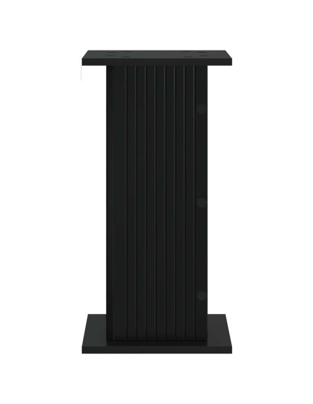 Supporto per piante 2 pcs Nero 30,5 x 30 x 60,5 cm