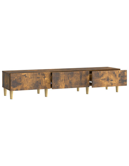 Mobile TV Rovere Fumo 147 x 34,5 x 30 cm Legno ingegnerizzato
