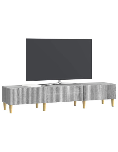 Mobile TV Grigio Sonoma 147 x 34,5 x 30 cm Legno ingegnerizzato
