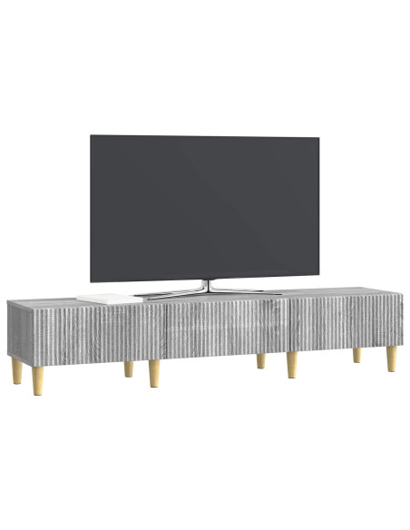 Mobile TV Grigio Sonoma 147 x 34,5 x 30 cm Legno ingegnerizzato