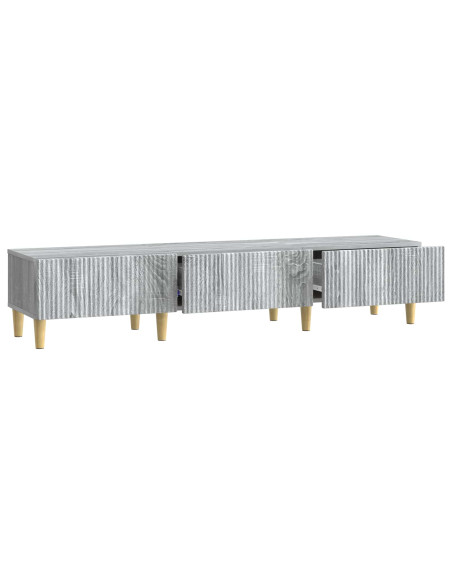 Mobile TV Grigio Sonoma 147 x 34,5 x 30 cm Legno ingegnerizzato