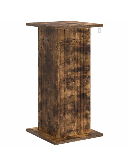 Supporto per piante Rovere Fumo 30,5 x 30 x 60,5 cm
