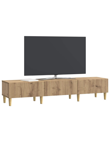 Mobile TV con cassetto Rovere Artigianale 147 x 34,5 x 30 cm