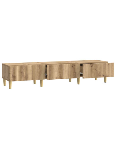 Mobile TV con cassetto Rovere Artigianale 147 x 34,5 x 30 cm