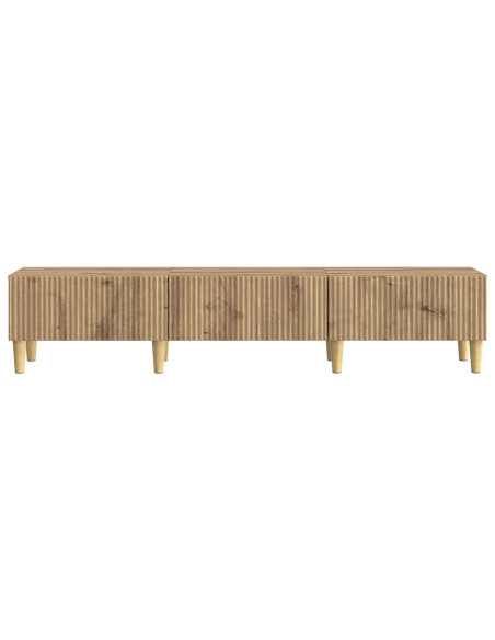 Mobile TV con cassetto Rovere Artigianale 147 x 34,5 x 30 cm