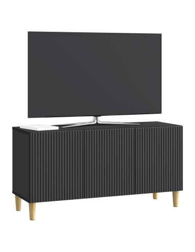 Mobile TV Nero 99 x 34,5 x 50 cm Legno ingegnerizzato