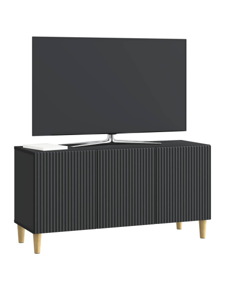 Mobile TV Nero 99 x 34,5 x 50 cm Legno ingegnerizzato