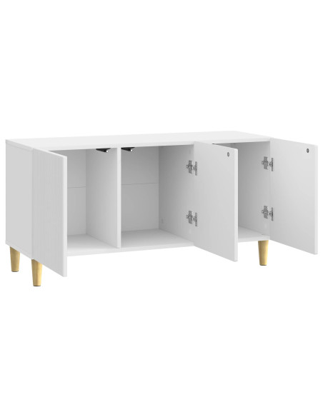Mobile TV Bianco Lucido 99 x 34,5 x 50 cm Legno ingegnerizzato