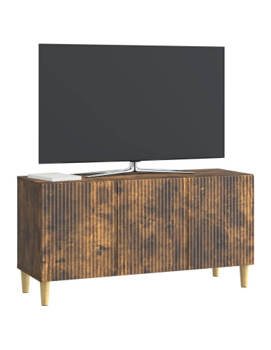 Mobile TV Rovere Fumo 99 x 34,5 x 50 cm Legno ingegnerizzato