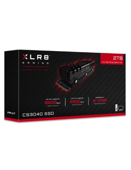 SSD CS3040 M.2 GEN4 2TB HEATSINK