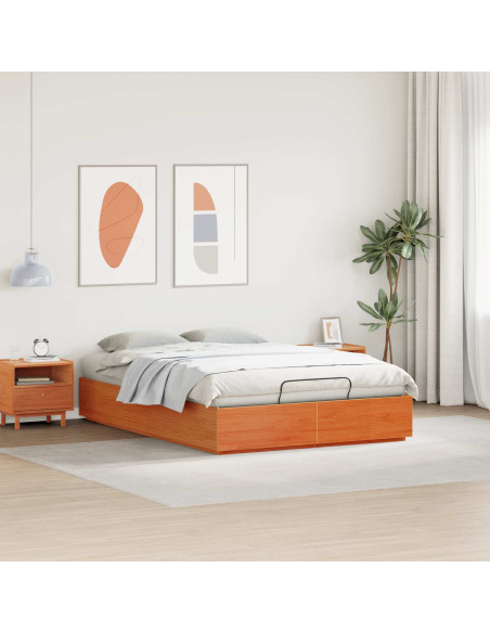 Letto ottomano Marrone Cera 140 x 190 cm