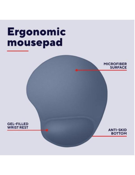 BIGFOOT MOUSEPAD STEEL BLUE