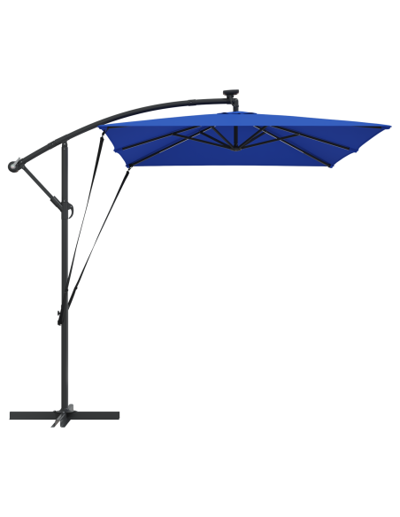 Ombrellone Azzurro 294 x 200 x 270 cm Poliestere e Alluminio