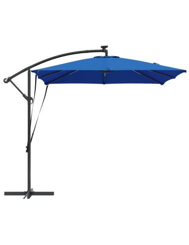 Ombrello a bilanciere a forma di banana Blu 249 x 249 x 250 cm