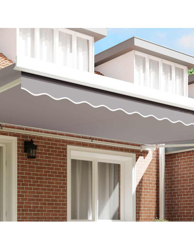 Tenda a Braccio Grigio chiaro 480 x 20 cm Tela
