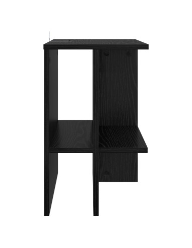 Tavolino da salotto 2 pcs Rovere Nero 40 x 30 x 49 cm