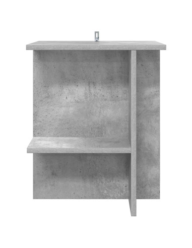 Tavolino da salotto 2 pcs Grigio Cemento 40 x 30 x 49 cm