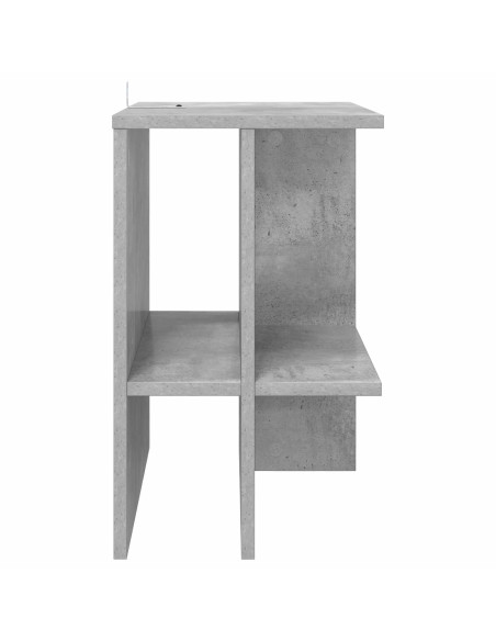 Tavolino da salotto 2 pcs Grigio Cemento 40 x 30 x 49 cm