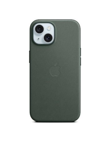 IPHONE 15 PLUS FINEWOVEN CASE GRN